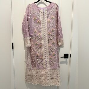 Crimson - Pakistani brand - Chikkankari